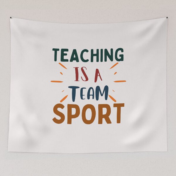 Item preview, Teaching Is A Team Sport Art Designs designed and sold by Manilyn0907.