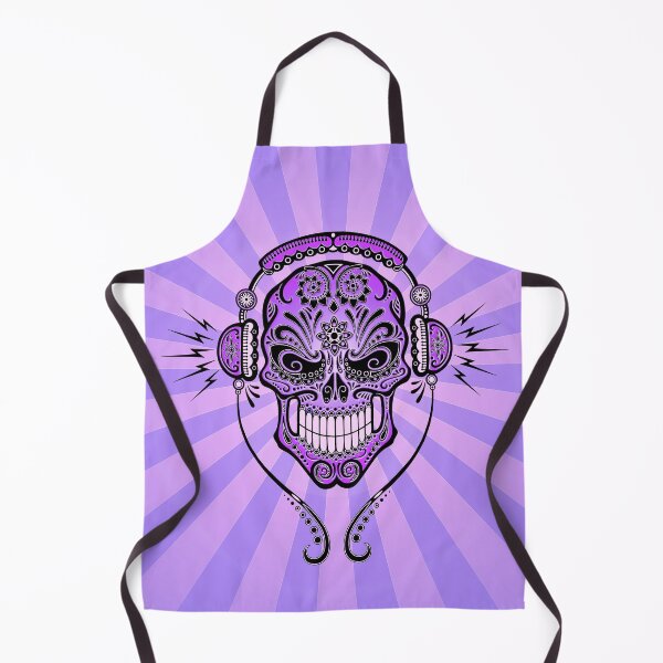 Item preview, Purple DJ Sugar Skull designed and sold by JeffBartels.