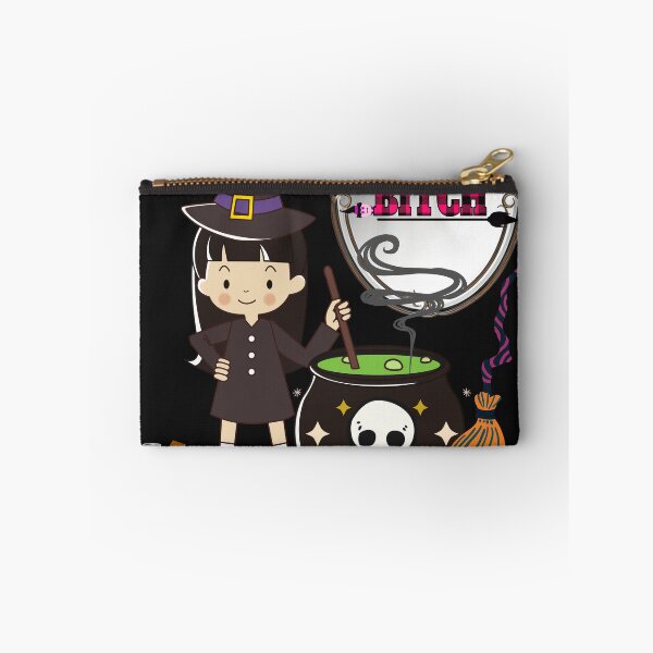 Item preview, Witch Bitch in Training! - Young Witch Mixing a Potion designed and sold by GearGirlNJ.
