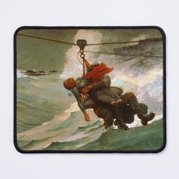 Item preview, The Life Line by Winslow Homer (1884) designed and sold by allhistory.