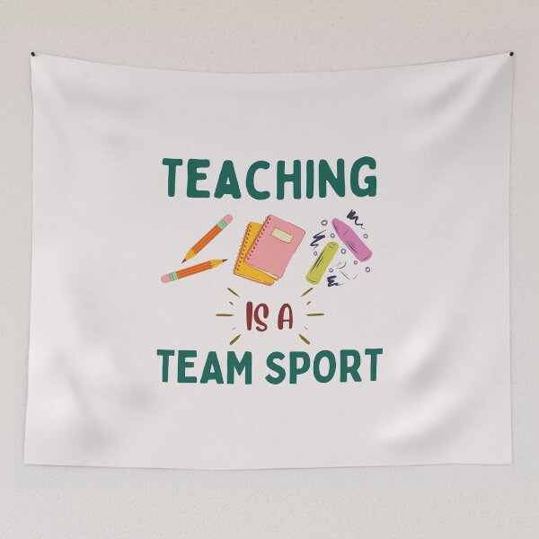 Item preview, Teaching Is A Team Sport Art Designs designed and sold by Manilyn0907.