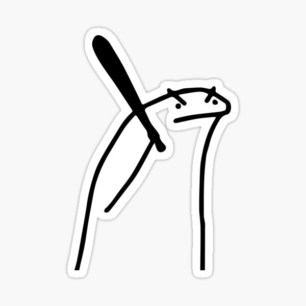 Angry Flork Sticker for Sale by Glstudio