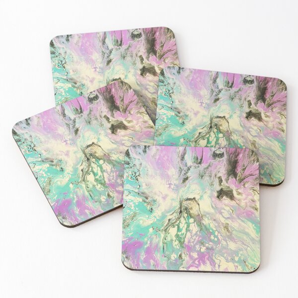 Item preview, Volcanic abstract acrylic on canvas designed and sold by Color Splash Gallery.