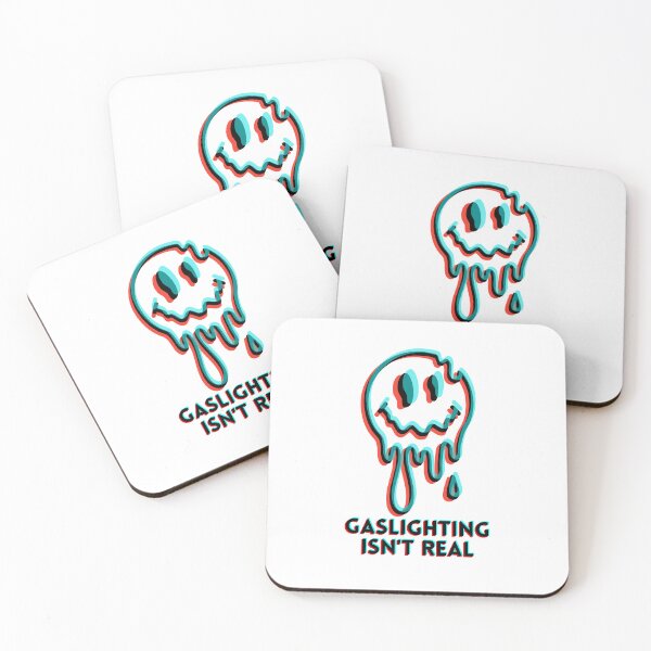 Item preview, Gaslighting Isnt Real Ironic Mental Meme designed and sold by BookOfE.