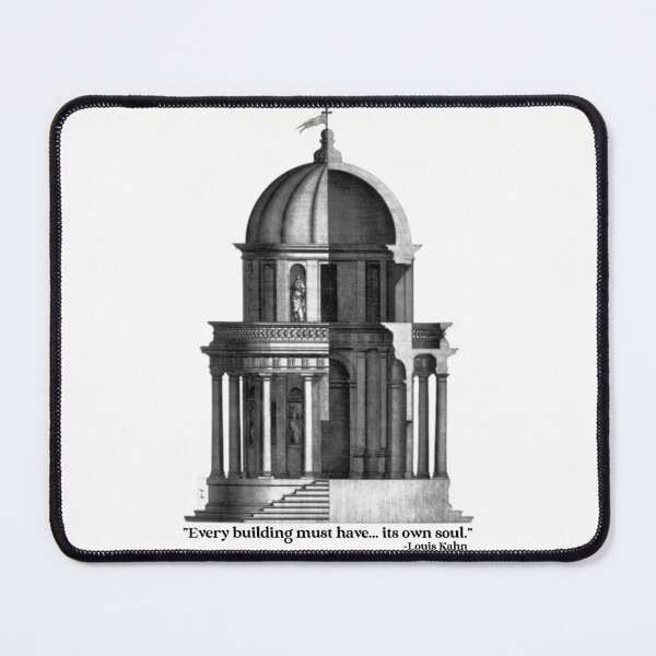 Item preview, Architecture Quote: "Every building must have... its own soul."  designed and sold by amuseXpress.