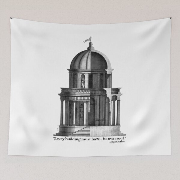 Item preview, Architecture Quote: "Every building must have... its own soul."  designed and sold by amuseXpress.
