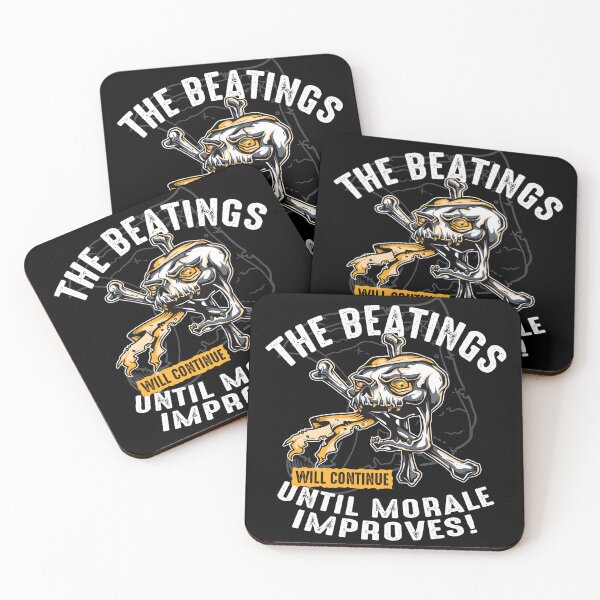 Item preview, The Beatings Will Continue until Morale Improves designed and sold by Alema Art.
