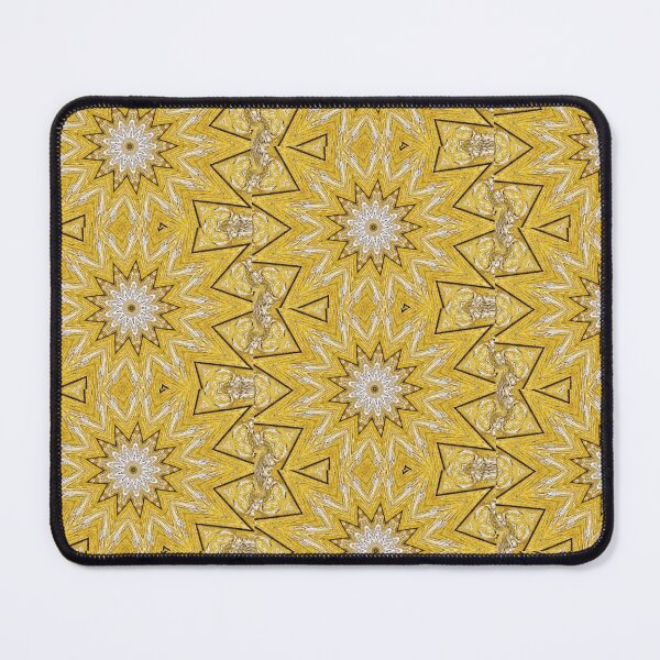 Item preview, Yellow Wooden Mandala designed and sold by Tranquilarrow.