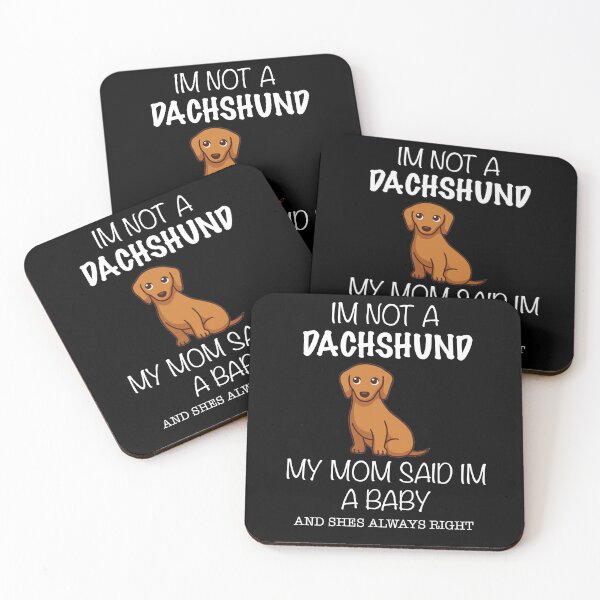 Item preview, I’m Not a Dachshund I’m a Baby designed and sold by Daschunddesigns.