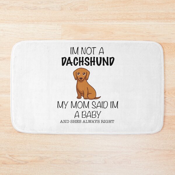 Item preview, I’m Not a Dachshund I’m a Baby designed and sold by Daschunddesigns.
