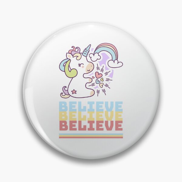 Item preview, Believe, believe, believe Unicorn designed and sold by behappyshirts.