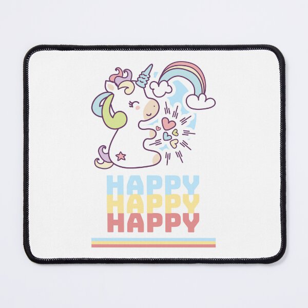 Item preview, Happy, happy, happy Unicorn designed and sold by behappyshirts.