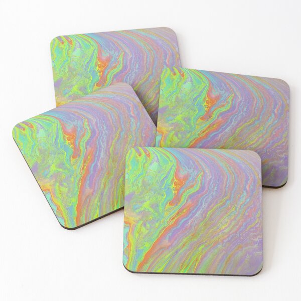 Item preview, Coral Sea abstract acrylic on canvas designed and sold by Color Splash Gallery.