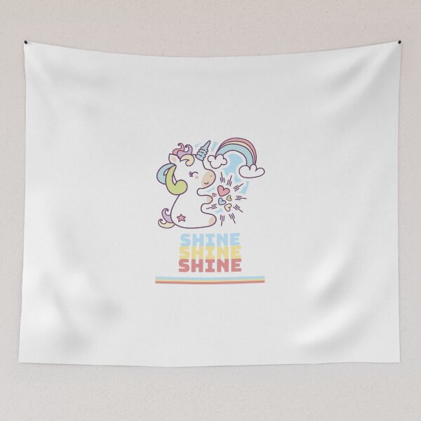Item preview, Shine, shine, shine Unicorn designed and sold by behappyshirts.