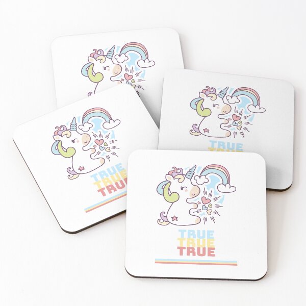 Item preview, True, true, true Unicorn designed and sold by behappyshirts.