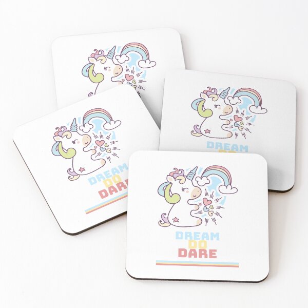 Item preview, Dream, Do, Dare Unicorn designed and sold by behappyshirts.