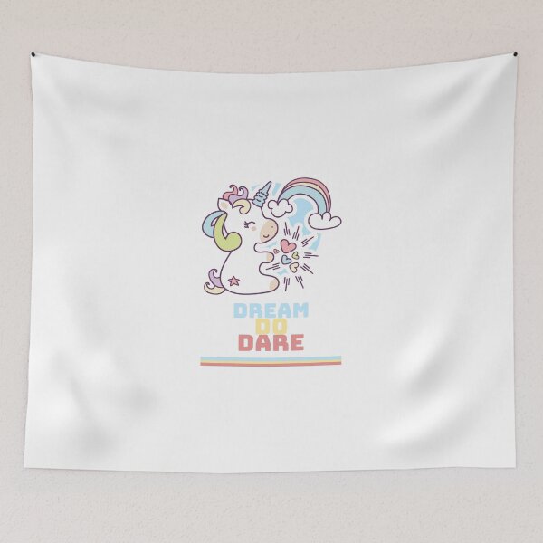 Item preview, Dream, Do, Dare Unicorn designed and sold by behappyshirts.