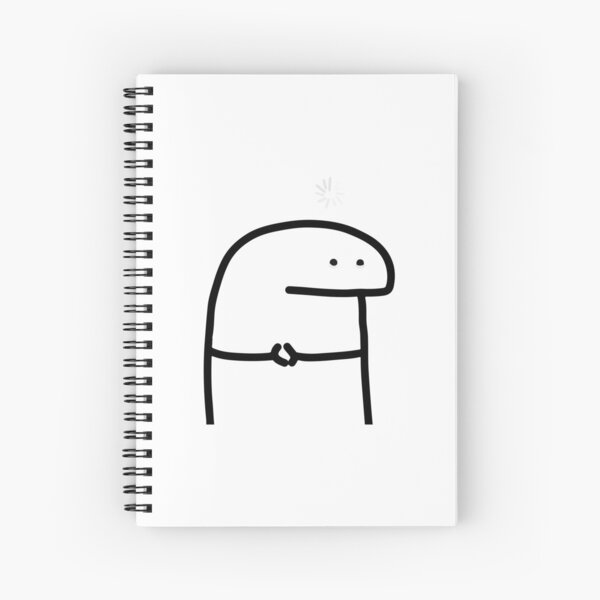 Confused Flork meme Spiral Notebook for Sale by onlyheba in 2023