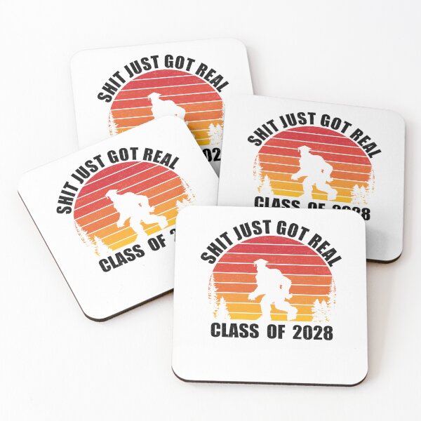 Item preview, Bigfoot Graduation Shit Just Got Real Class of 2028 designed and sold by MajesticTree.