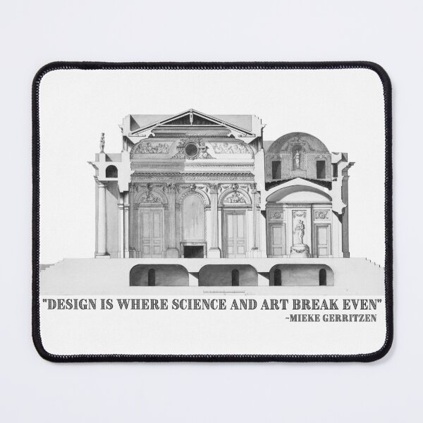 Item preview, Architecture Quote: "Design is where science and art breakeven" designed and sold by amuseXpress.