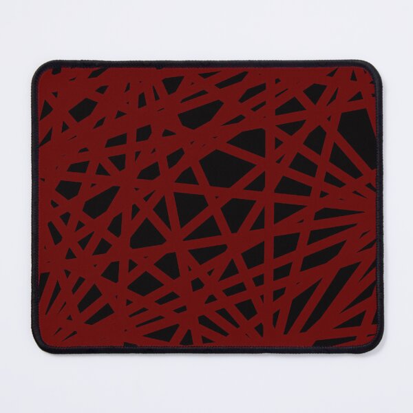 Item preview, Black with Red webbed lines abstract designed and sold by Tranquilarrow.