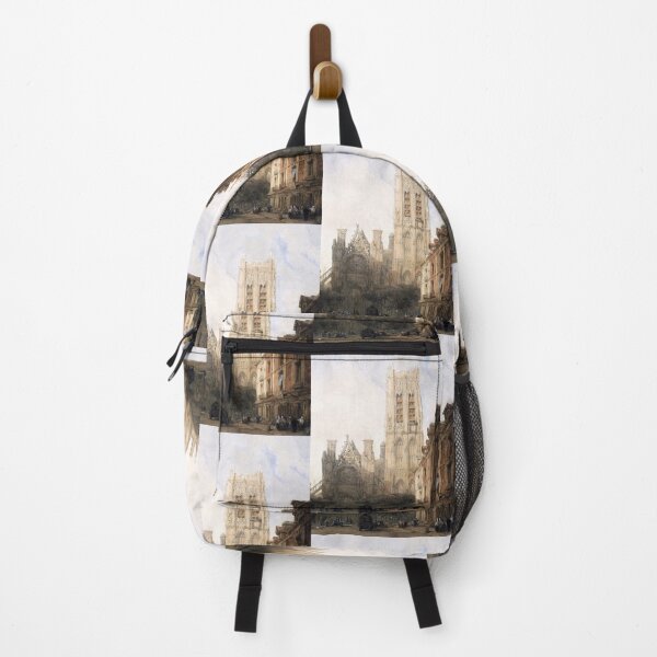 Item preview, Gothic art work - Church of St. Jacques, Dieppe (n.d.) by David Roberts designed and sold by BestUncommonTee.