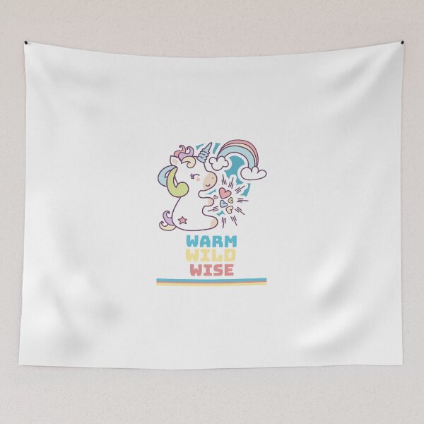 Item preview, Warm, Wild, Wise Unicorn designed and sold by behappyshirts.