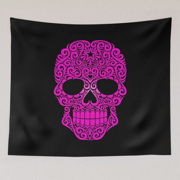 Item preview, Pink Swirling Sugar Skull designed and sold by JeffBartels.
