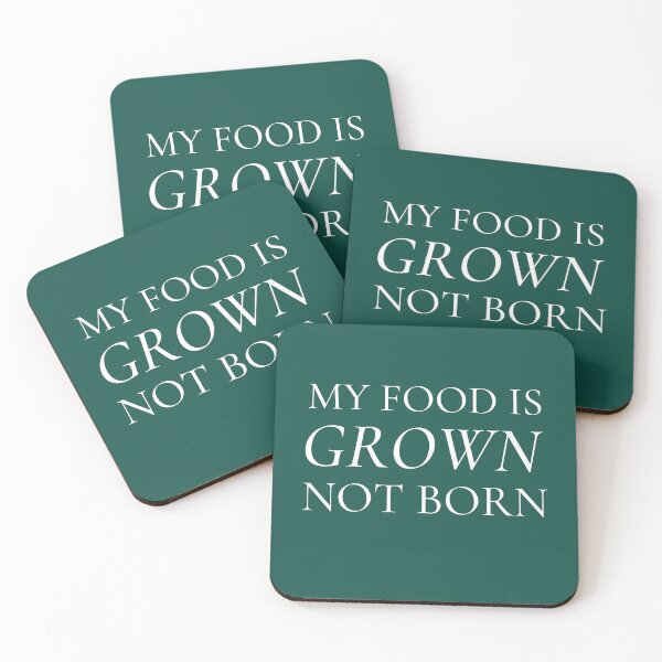 Item preview, My Food is Grown not Born; Vegan Gifts for Her, Plant Based Shirt: Animal Rights Hoodie  designed and sold by BellaHope1.