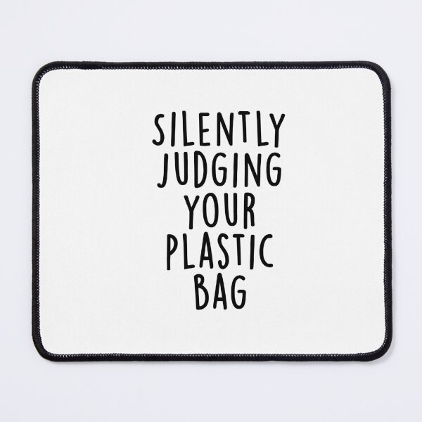 Item preview, Silently judging your plastic bag designed and sold by -LemonTee-.