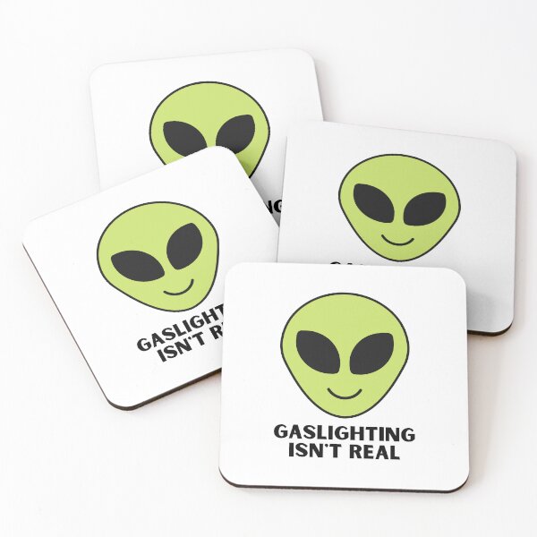Item preview, Gaslighting Isnt Real Ironic Mental Meme designed and sold by BookOfE.