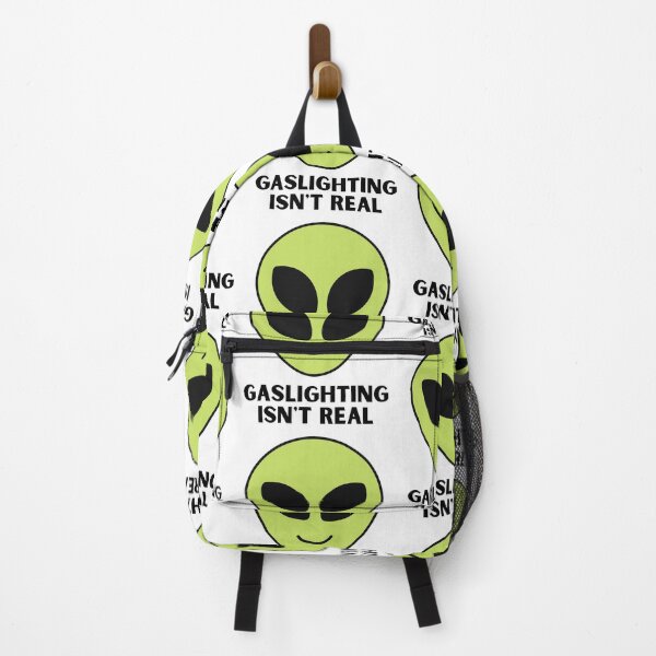 Item preview, Gaslighting Isnt Real Ironic Mental Meme designed and sold by BookOfE.