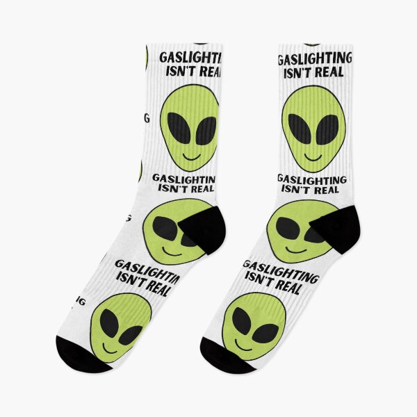 Item preview, Gaslighting Isnt Real Ironic Mental Meme designed and sold by BookOfE.