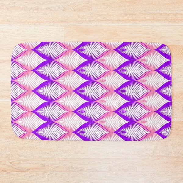 Item preview, Purple and Pink Geometric Feather Pattern designed and sold by rgbguy.