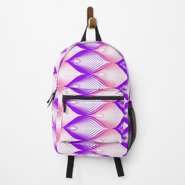 Item preview, Purple and Pink Geometric Feather Pattern designed and sold by rgbguy.