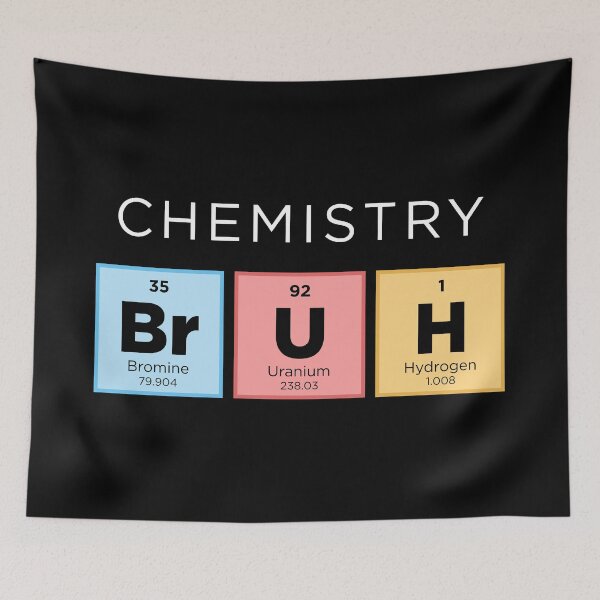 Item preview, CHEMISTRY BRUH - Periodic Table of Elements - Color designed and sold by BrianSmith84.