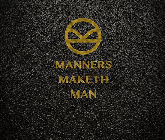 Manners Maketh Man Kingsman Photographic Print By Ladybcash