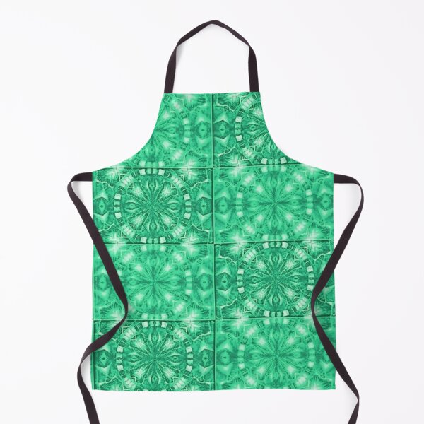 Item preview, Mosaic in Green and White designed and sold by Lynn Marie Sharp.