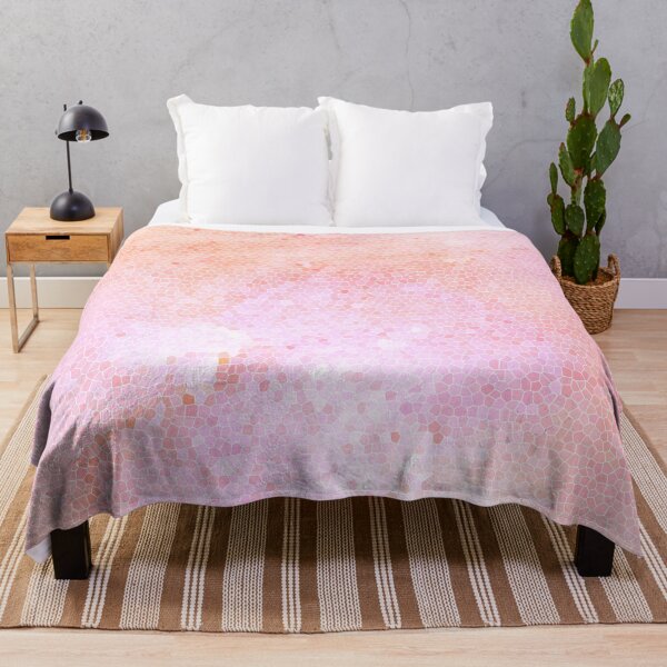 Item preview, Light Coral & Light pink Modern Mosaic designed and sold by uphome.