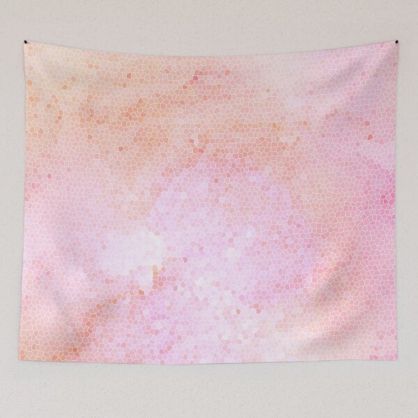 Item preview, Light Coral & Light pink Modern Mosaic designed and sold by uphome.