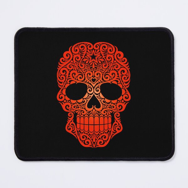 Item preview, Red Swirling Sugar Skull designed and sold by JeffBartels.
