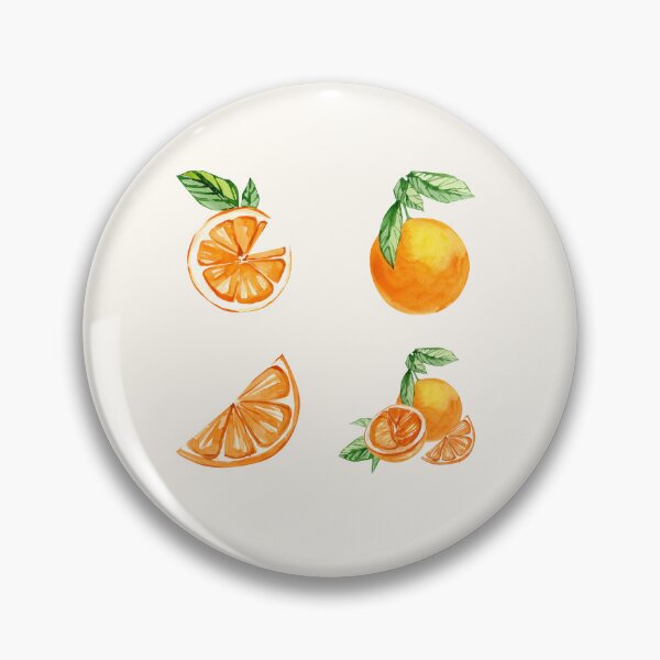 Item preview, Watercolor Oranges With Leaves Fruit Pack designed and sold by DaisyPaints.