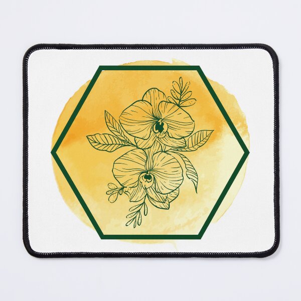 Item preview, Orchid on Yellow designed and sold by ClairsCreations.