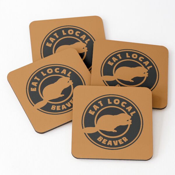 Item preview, Eat Local Beaver  designed and sold by Stephen Scharf.