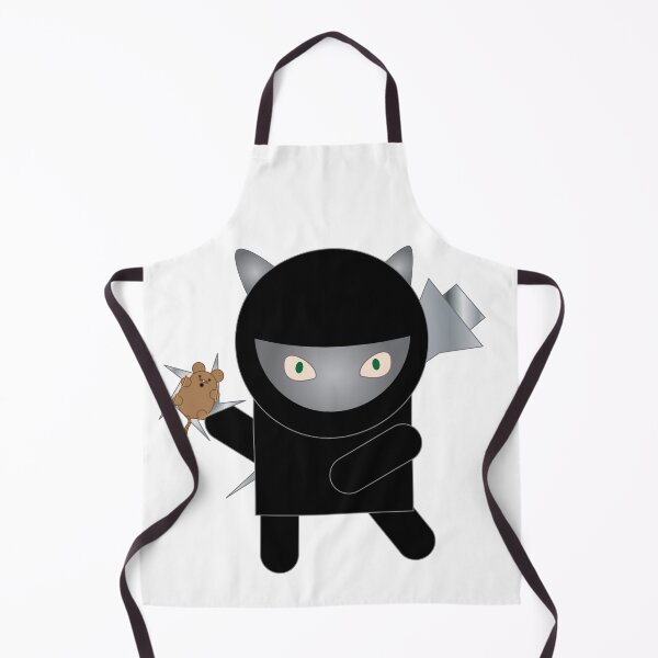 Item preview, Ninja Cat Kitty Cartoon Mouse Cute designed and sold by ValeriesGallery.