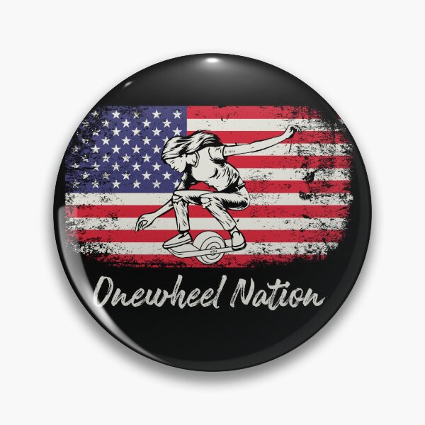 Artikelvorschau, Onewheel Girl USA Vintage Flagge - Onewheel Nation entworfen und verkauft von QUEEN-WIVER.