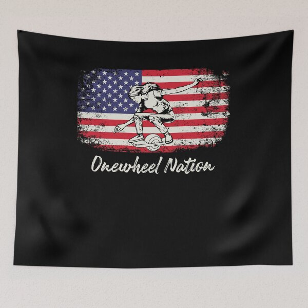 Item preview, Onewheel girl usa vintage flag - onewheel nation  designed and sold by QUEEN-WIVER.