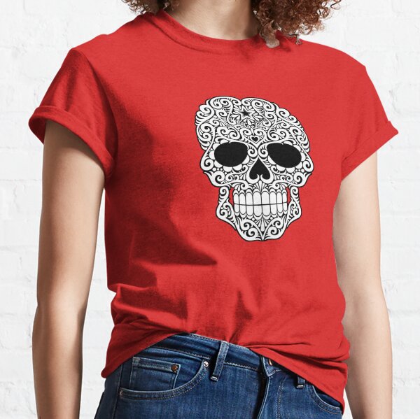 Atlanta Braves Sugar Skull Tee Shirt 4T / Navy Blue