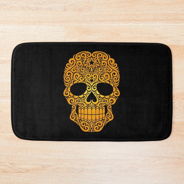 Item preview, Yellow Swirling Sugar Skull designed and sold by JeffBartels.