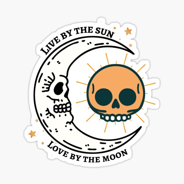 Vista previa del artículo con la obra «Vive por el sol, ama por la luna», diseñado y vendido por Tonickay.